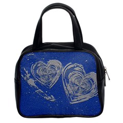 Heart Love Valentines Day Classic Handbag (two Sides) by HermanTelo