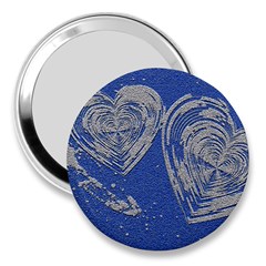 Heart Love Valentines Day 3  Handbag Mirrors