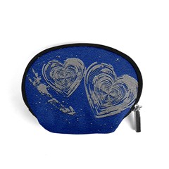 Heart Love Valentines Day Accessory Pouch (small)