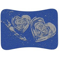 Heart Love Valentines Day Velour Seat Head Rest Cushion by HermanTelo