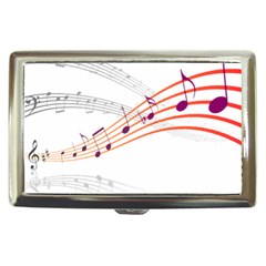 Music Notes Clef Sound Cigarette Money Case