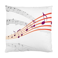 Music Notes Clef Sound Standard Cushion Case (two Sides)