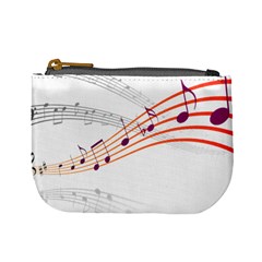 Music Notes Clef Sound Mini Coin Purse