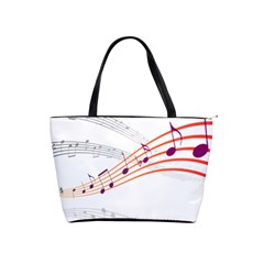 Music Notes Clef Sound Classic Shoulder Handbag