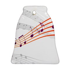 Music Notes Clef Sound Ornament (bell) by HermanTelo