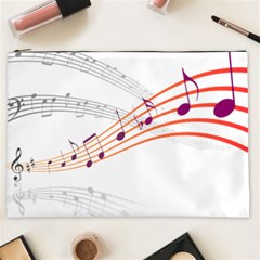 Music Notes Clef Sound Cosmetic Bag (xxl)