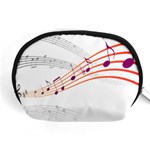 Music Notes Clef Sound Accessory Pouch (Medium) Front