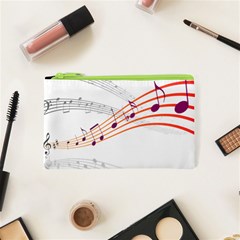 Music Notes Clef Sound Cosmetic Bag (xs)