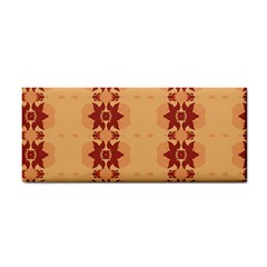 Brown Flower Hand Towel