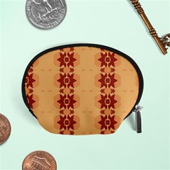 Brown Flower Accessory Pouch (Small)