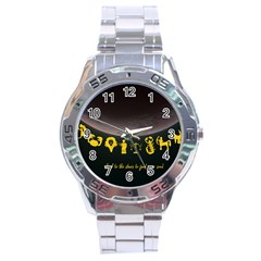 Look To The Stars Stainless Steel Analogue Watch by Alchemy2