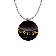 Look To The Stars 1  Button Necklace by Alchemy2