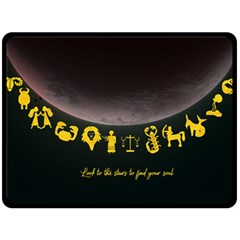 Look To The Stars Double Sided Fleece Blanket (large) 