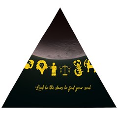 Look To The Stars Wooden Puzzle Triangle