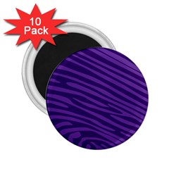 Pattern Texture Purple 2 25  Magnets (10 Pack)  by Mariart