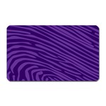 Pattern Texture Purple Magnet (Rectangular) Front