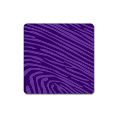 Pattern Texture Purple Square Magnet