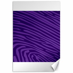 Pattern Texture Purple Canvas 24  X 36 