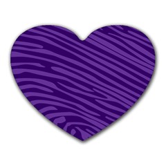 Pattern Texture Purple Heart Mousepads by Mariart