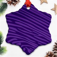 Pattern Texture Purple Ornament (snowflake)