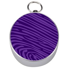 Pattern Texture Purple Silver Compasses by Mariart