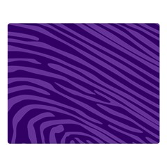 Pattern Texture Purple Double Sided Flano Blanket (large) 