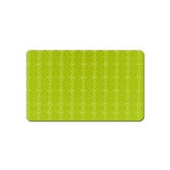 Background Texture Pattern Green Magnet (name Card)