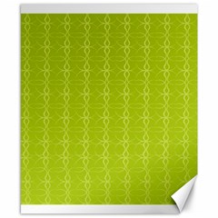 Background Texture Pattern Green Canvas 8  X 10 