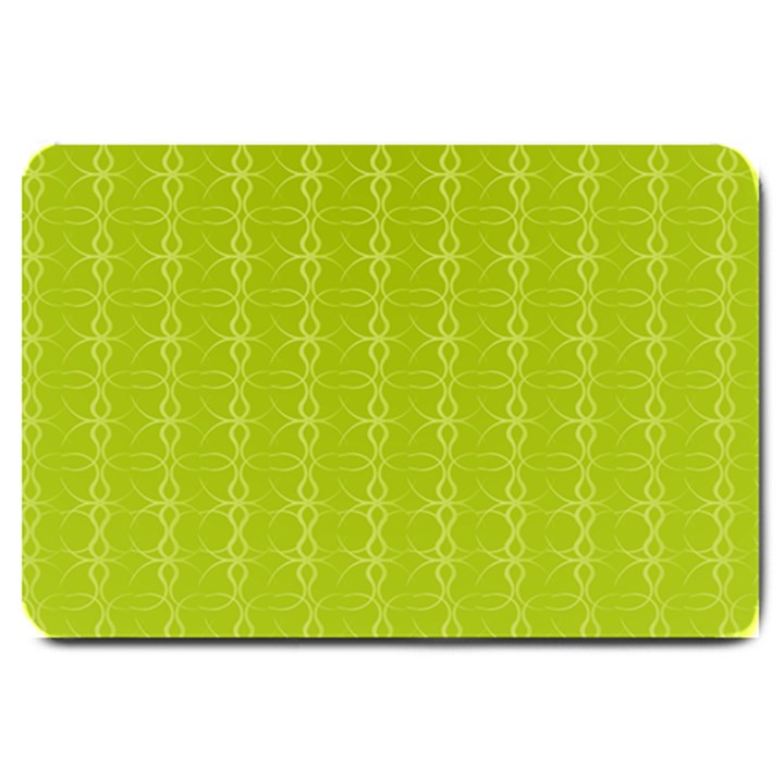 Background Texture Pattern Green Large Doormat 