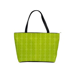 Background Texture Pattern Green Classic Shoulder Handbag