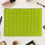 Background Texture Pattern Green Cosmetic Bag (XL) Front