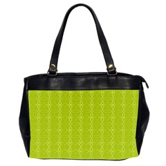 Background Texture Pattern Green Oversize Office Handbag (2 Sides)