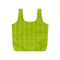 Background Texture Pattern Green Full Print Recycle Bag (s)