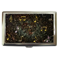 Music Clef Musical Note Background Cigarette Money Case