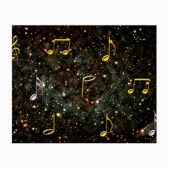 Music Clef Musical Note Background Small Glasses Cloth by HermanTelo