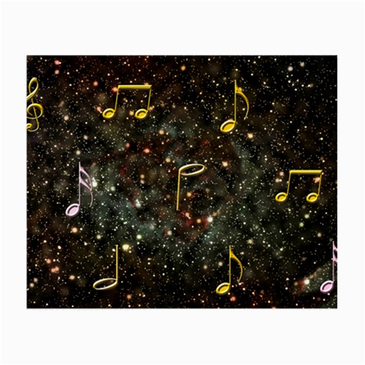 Music Clef Musical Note Background Small Glasses Cloth