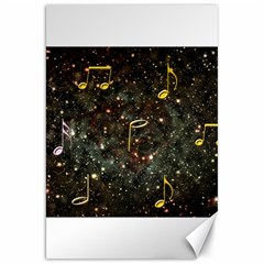 Music Clef Musical Note Background Canvas 20  X 30 