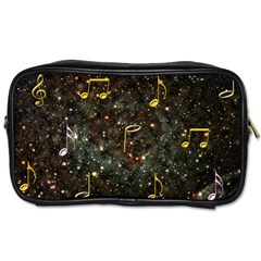 Music Clef Musical Note Background Toiletries Bag (two Sides) by HermanTelo