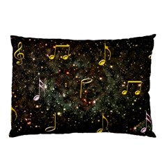 Music Clef Musical Note Background Pillow Case (two Sides)