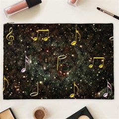 Music Clef Musical Note Background Cosmetic Bag (xxl)