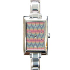 Pattern Background Texture Colorful Rectangle Italian Charm Watch