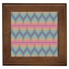 Pattern Background Texture Colorful Framed Tile