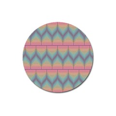 Pattern Background Texture Colorful Magnet 3  (round) by HermanTelo