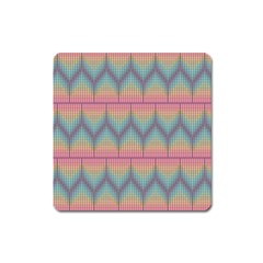 Pattern Background Texture Colorful Square Magnet