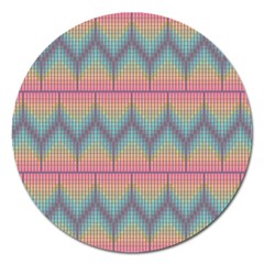 Pattern Background Texture Colorful Magnet 5  (Round)