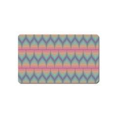 Pattern Background Texture Colorful Magnet (Name Card)