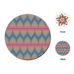 Pattern Background Texture Colorful Playing Cards Single Design (Round) Front