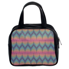 Pattern Background Texture Colorful Classic Handbag (Two Sides)