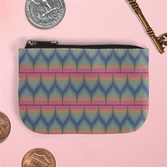 Pattern Background Texture Colorful Mini Coin Purse