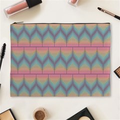 Pattern Background Texture Colorful Cosmetic Bag (XL)